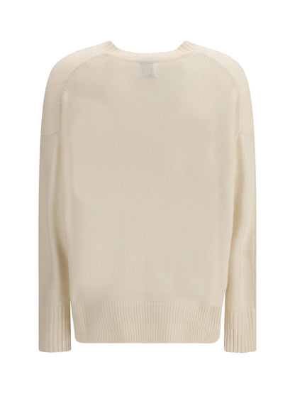 ALLUDE M round-neck cashmere jumper 