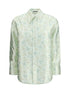 JIL SANDER 34 floral-print shirt 
