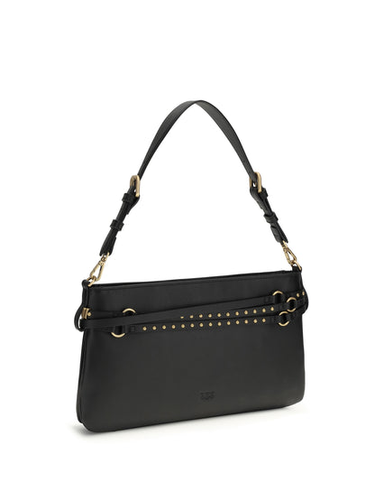 PINKO OS leather shoulder bag