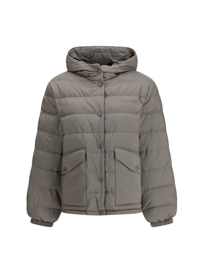 MIU MIU 38 pongé tec down jacket