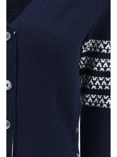 THOM BROWNE 38 holiday hector cardigan