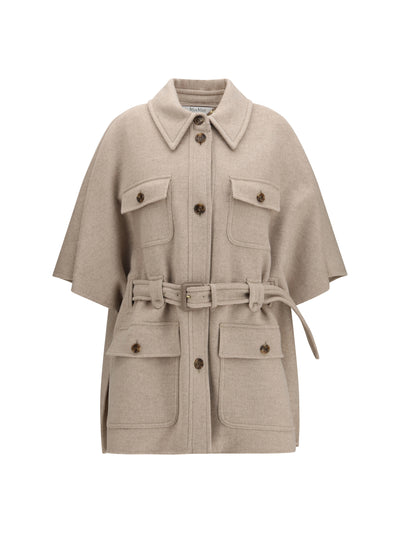 nettare cashmere cape with belt