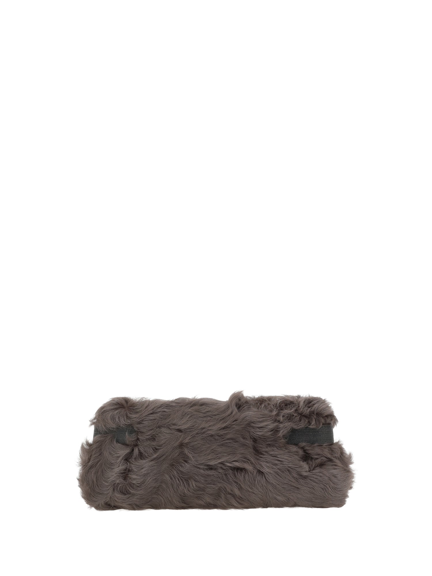 BRUNELLO CUCINELLI OS fur clutch bag