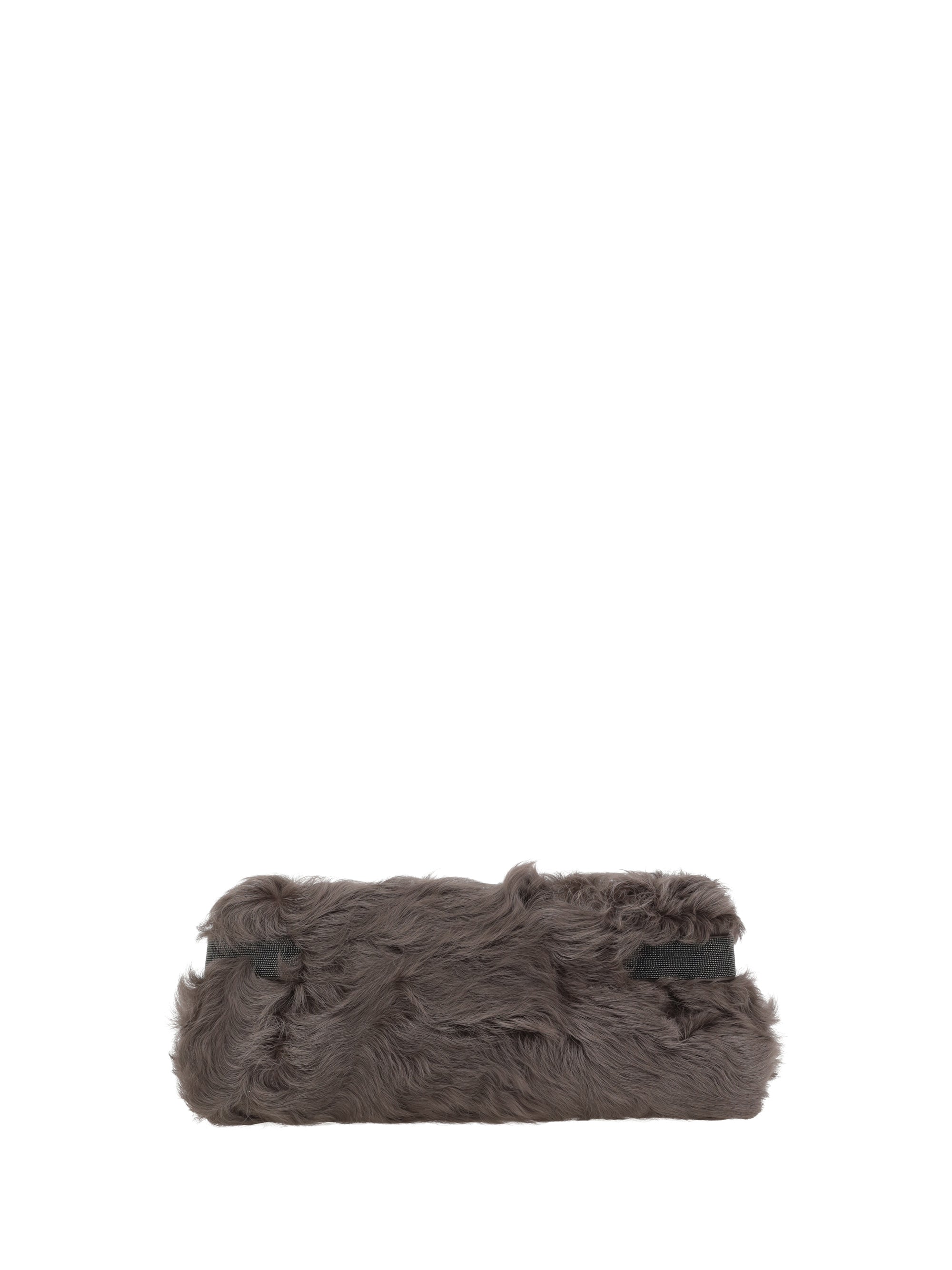 BRUNELLO CUCINELLI OS fur clutch bag