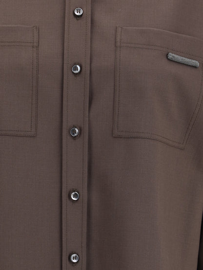 BRUNELLO CUCINELLI S wool shirt