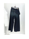 denim ruffles