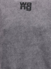 ALEXANDER WANG M  embossed logo crewneck sweatshirt