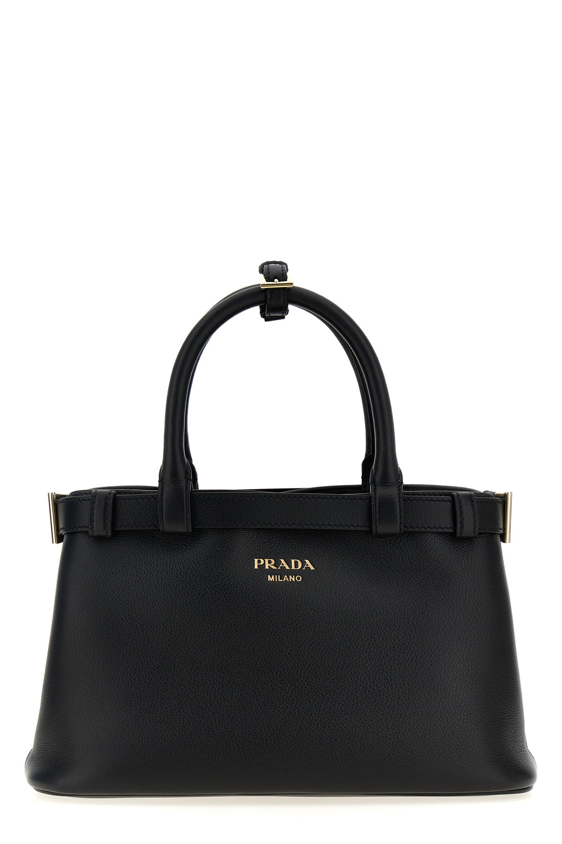 PRADA OS prada buckle small leather handbag