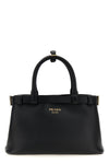 prada buckle small leather handbag