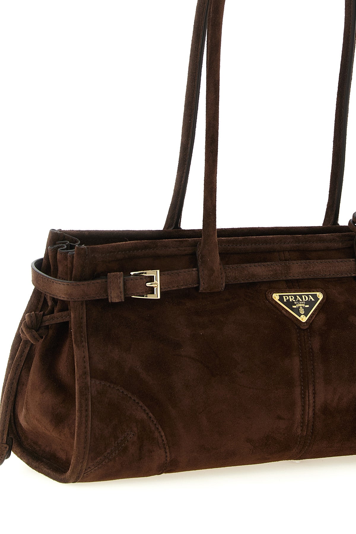the prada bonnie medium handbag redefines the codes of everyday elegance through