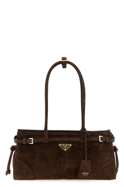 the prada bonnie medium handbag redefines the codes of everyday elegance through