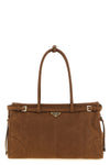 large prada bonnie nubuck handbag