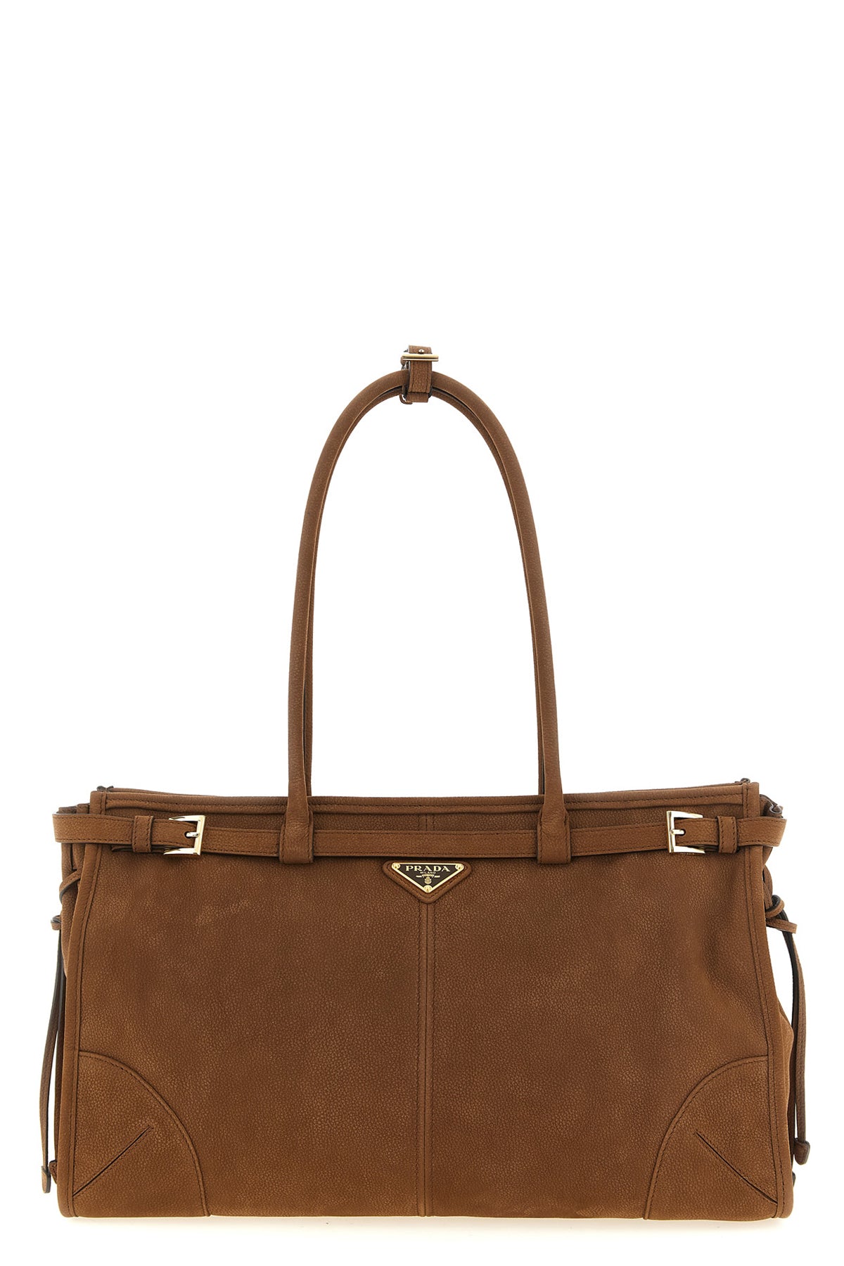 large prada bonnie nubuck handbag