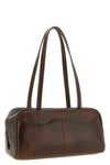 prada carry large top case in antique leather