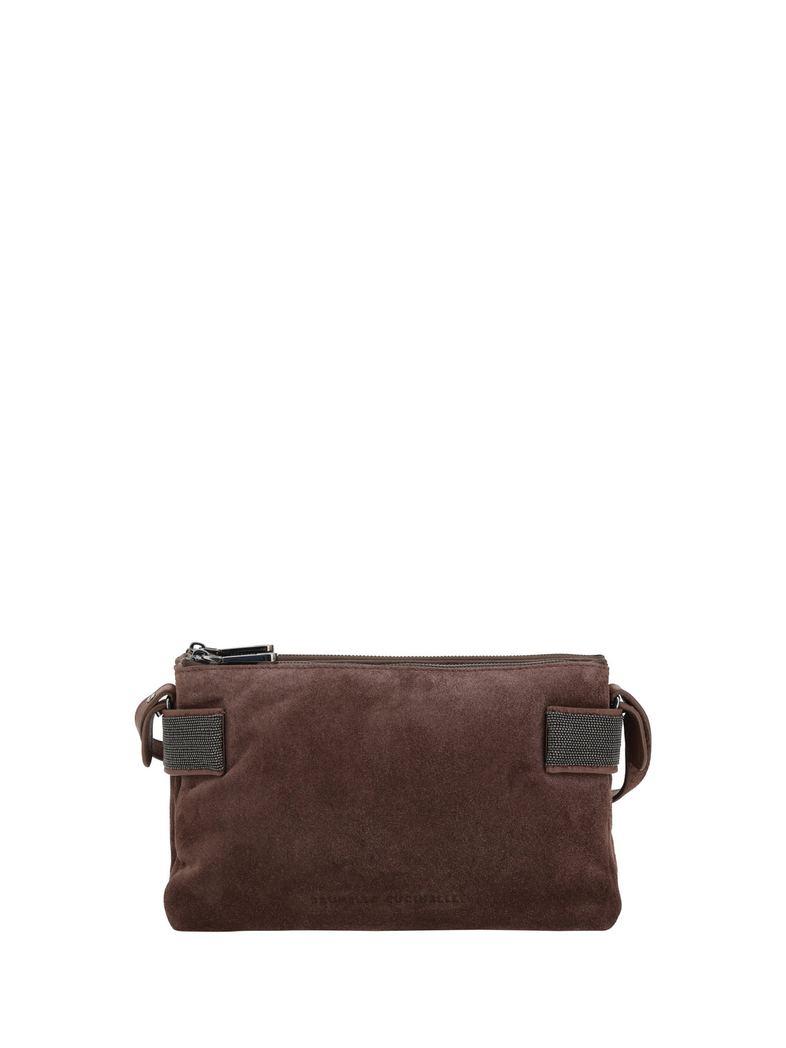 BRUNELLO CUCINELLI OS suede leather shoulder bag