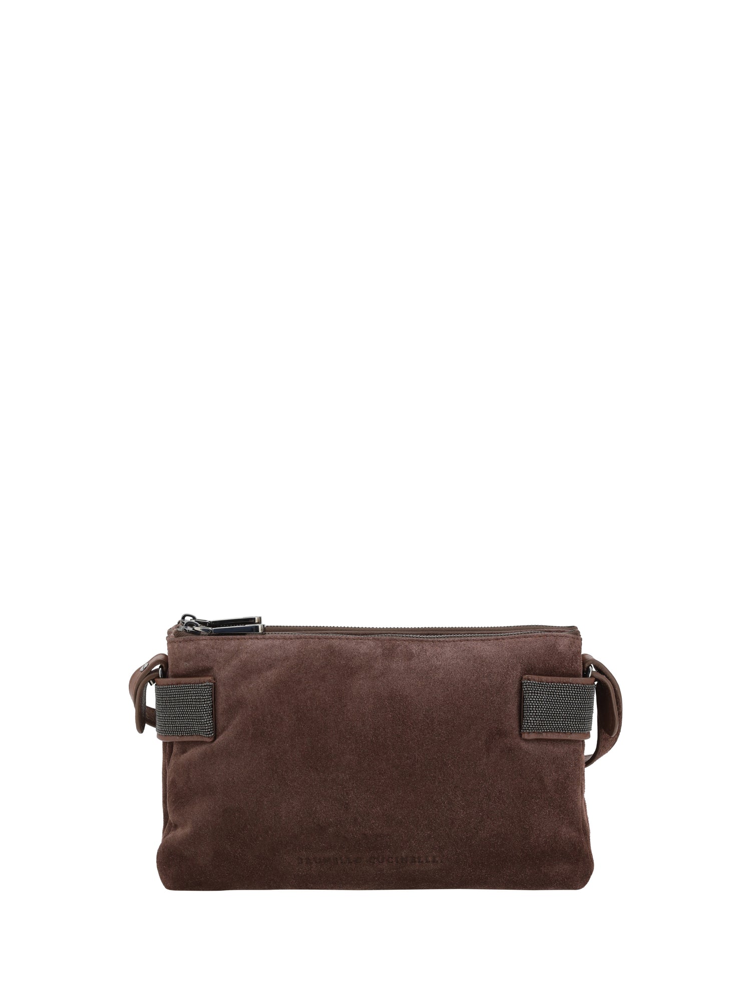 BRUNELLO CUCINELLI OS suede leather shoulder bag
