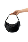prada arqué naplak patent leather shoulder bag