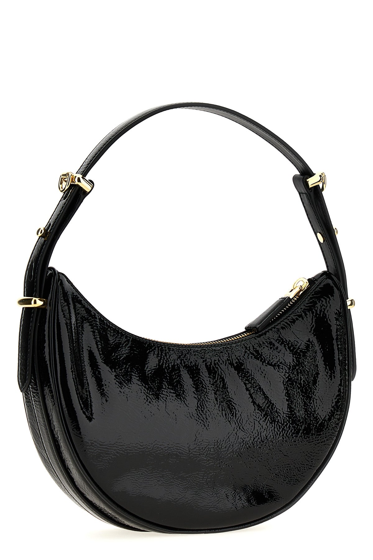 prada arqué naplak patent leather shoulder bag