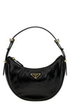 prada arqué naplak patent leather shoulder bag