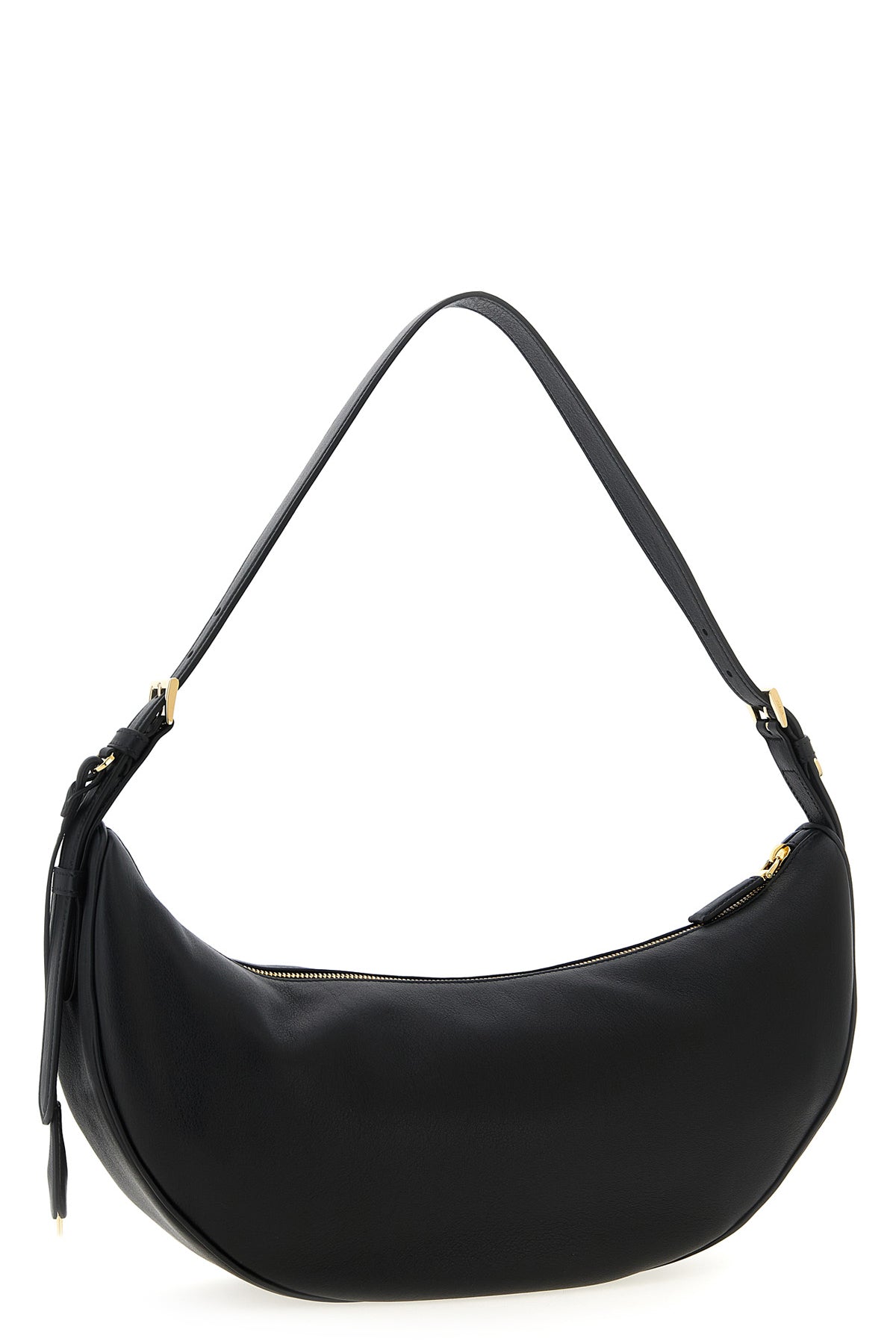 demi-lune leather shoulder bag