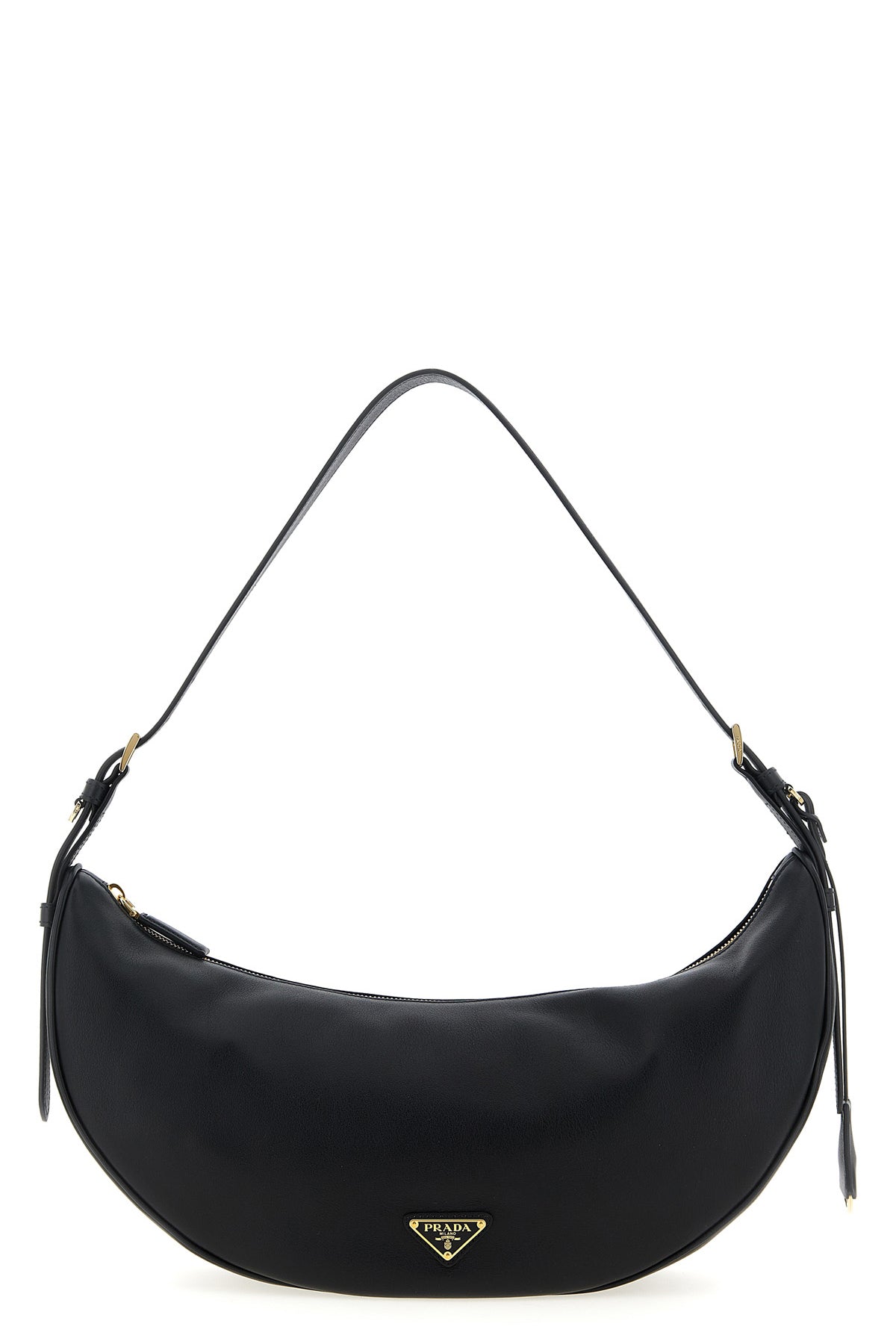 demi-lune leather shoulder bag