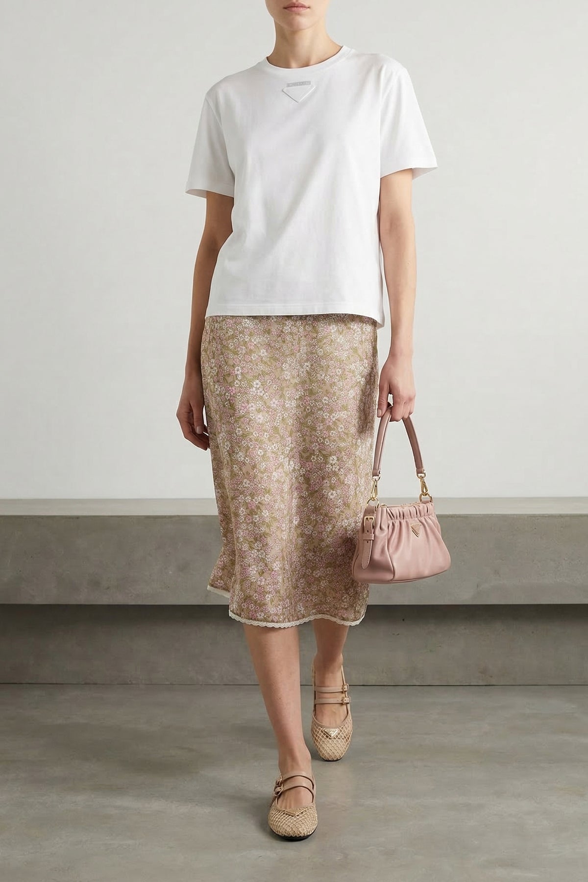 curled leather shoulder bag