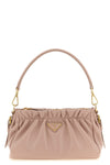 curled leather shoulder bag