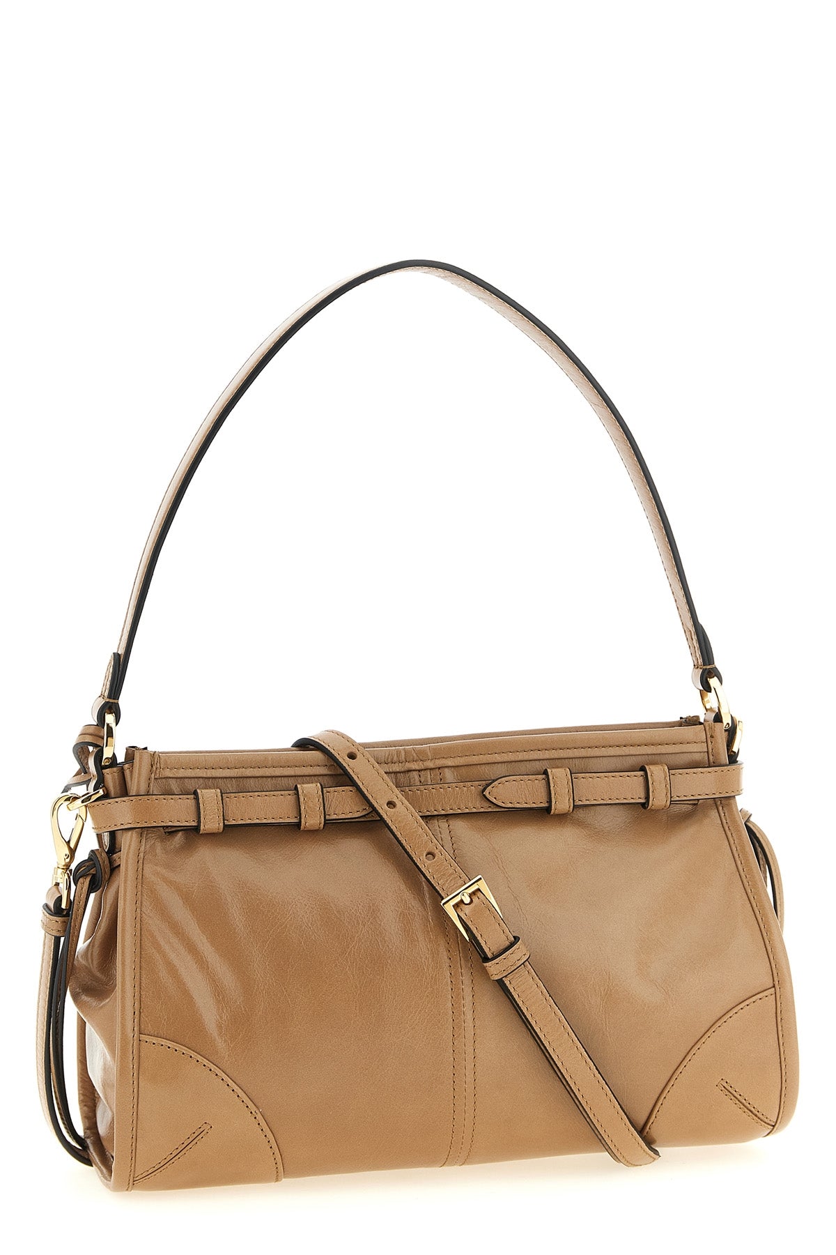 the small prada bonnie handbag in soft calf leather