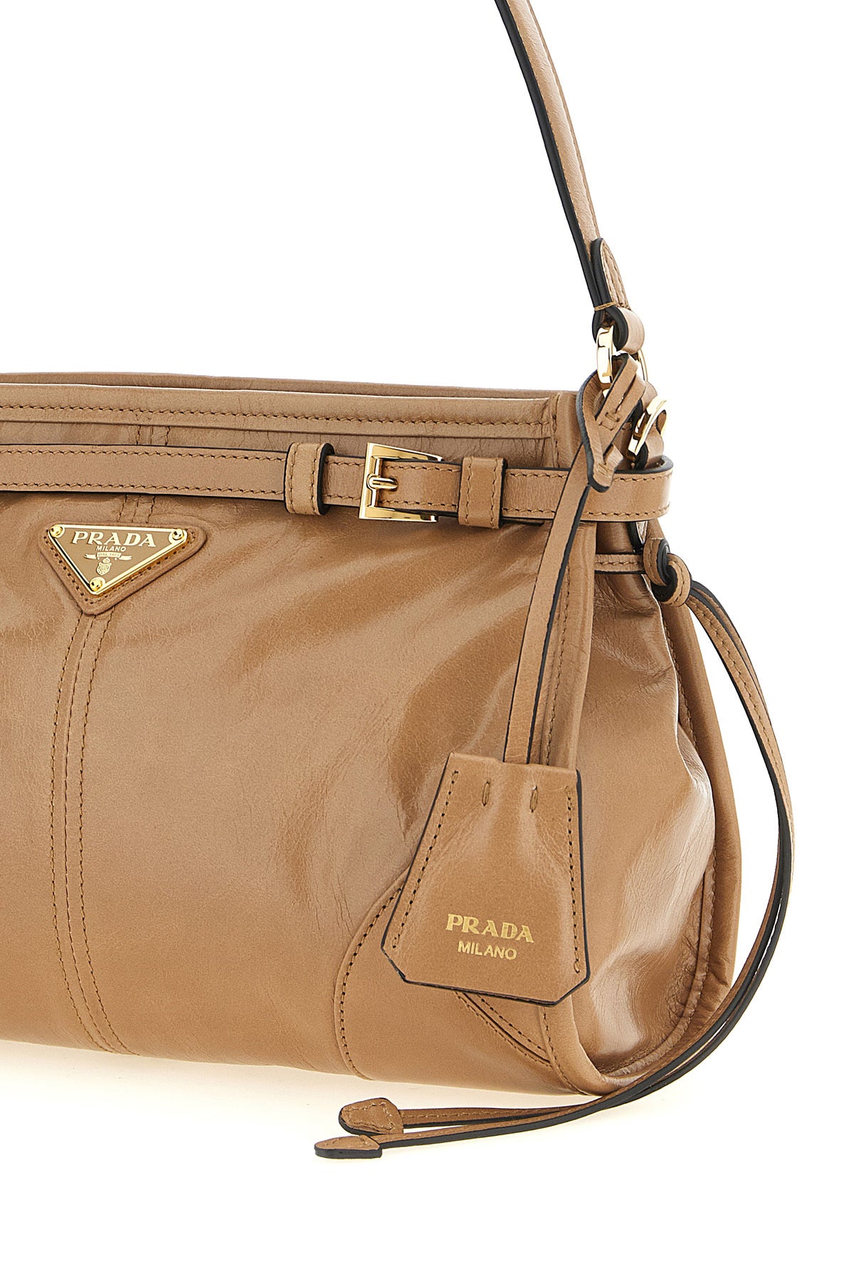 the small prada bonnie handbag in soft calf leather