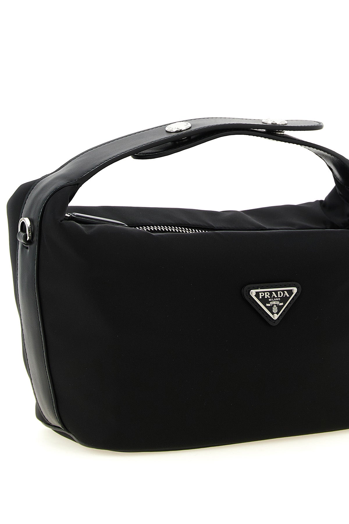 the prada chérie mini handbag defines an essential aesthetic through a compact