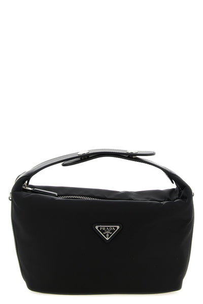 the prada chérie mini handbag defines an essential aesthetic through a compact