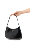 cleo brushed leather shoulder bag