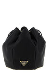 mini satin bucket bag
