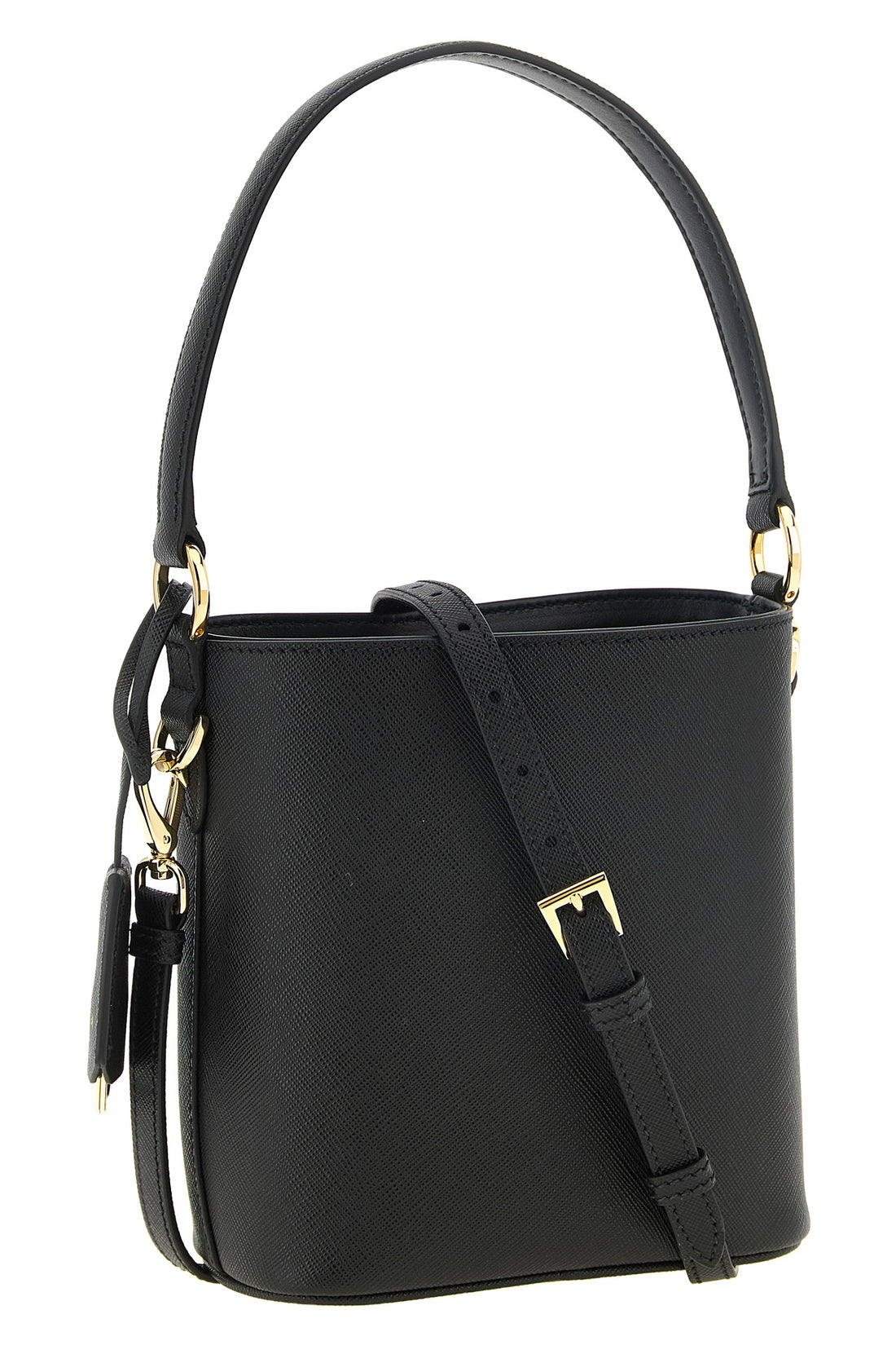 PRADA OS the prada mini handbag in fine saffiano leather defines a rigorous aesthetic thr