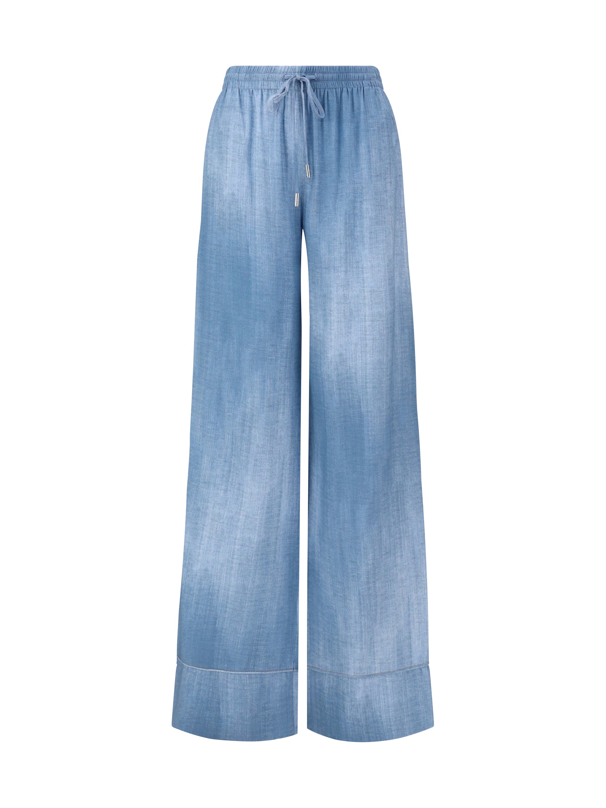 jeans-print marocain pants