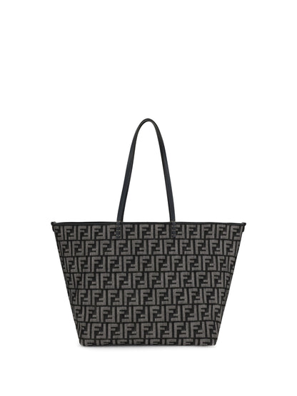 FENDI OS roll large shopper bag with all-over ff motif