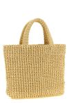 braided raffia handbag