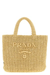 braided raffia handbag