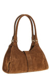 small suede shopper