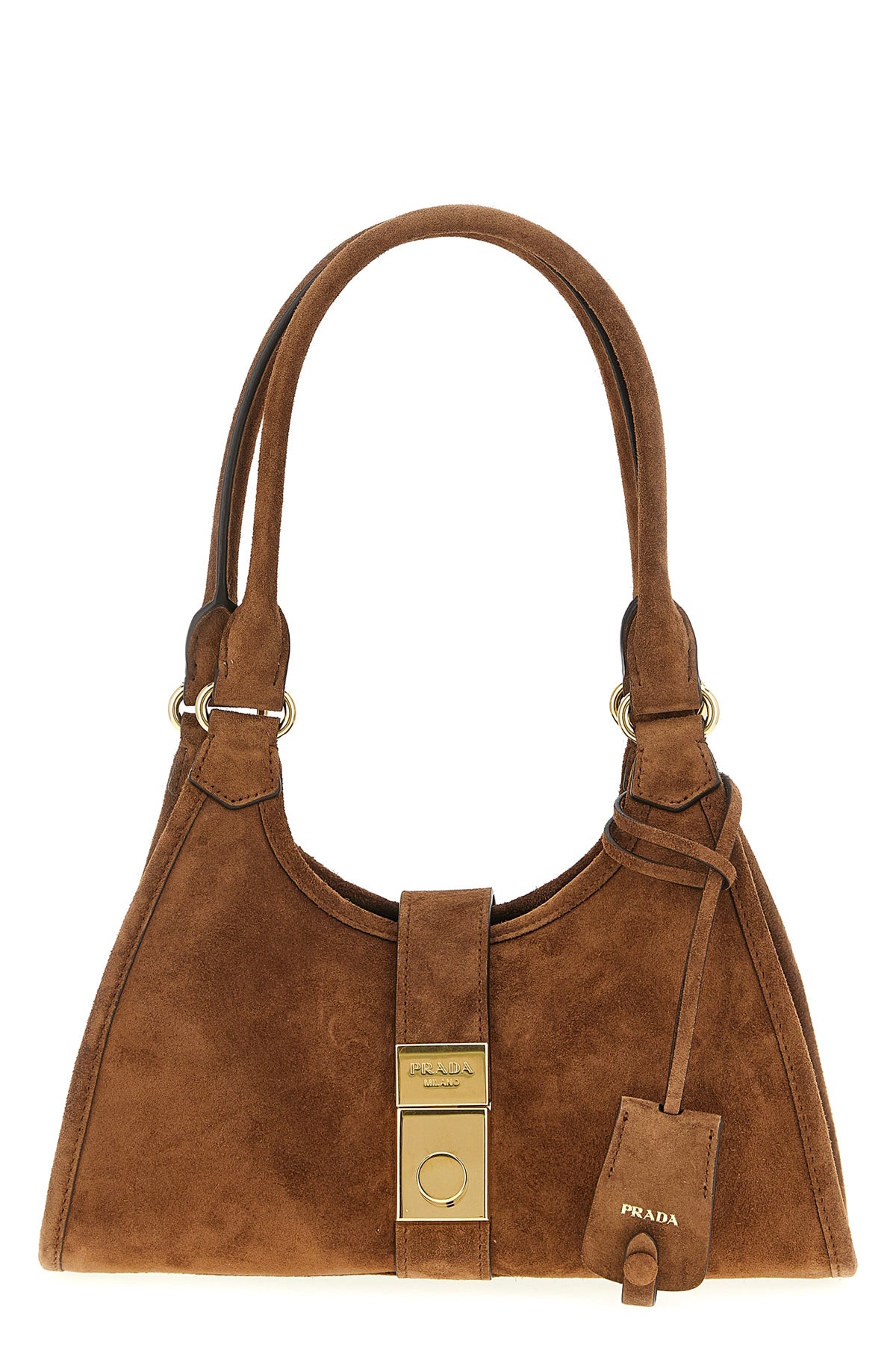 small suede shopper