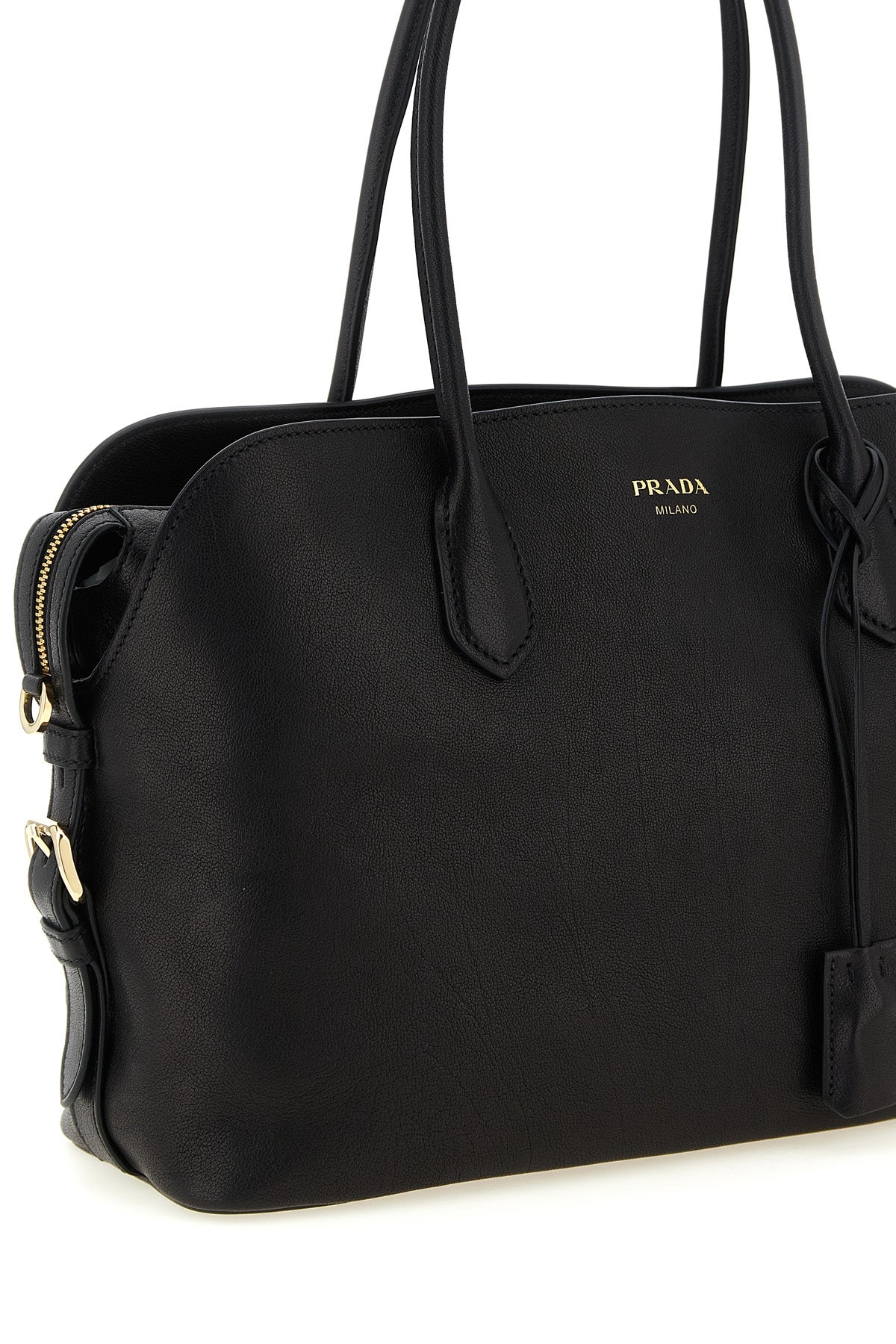 large shopping bag in buffalo leather