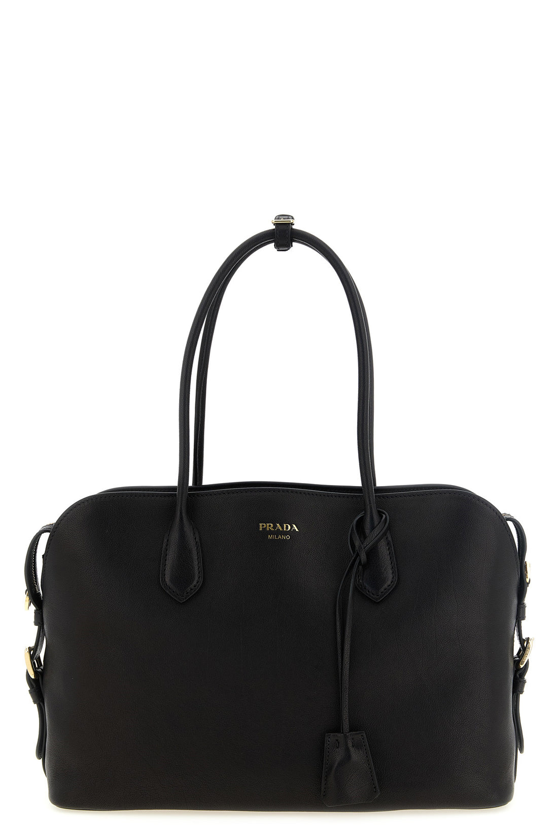 PRADA OS large shopping bag in buffalo leather