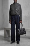 the medium prada bonnie shopping bag in fine calf leather features a sophistic