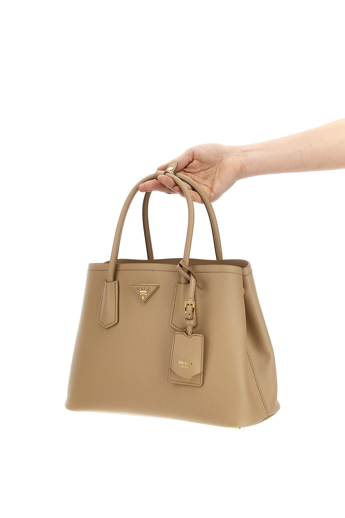 PRADA OS saffiano leather handbag