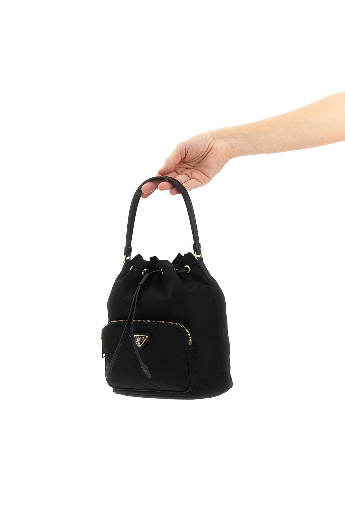 bucket bag in vela fabric