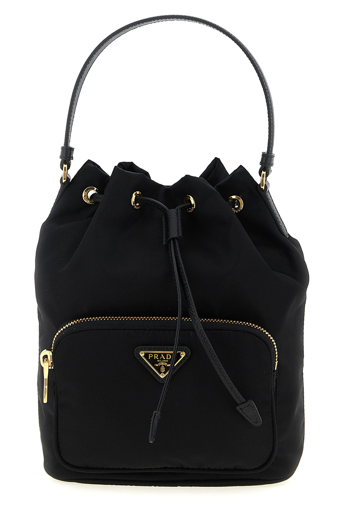 PRADA OS bucket bag in vela fabric