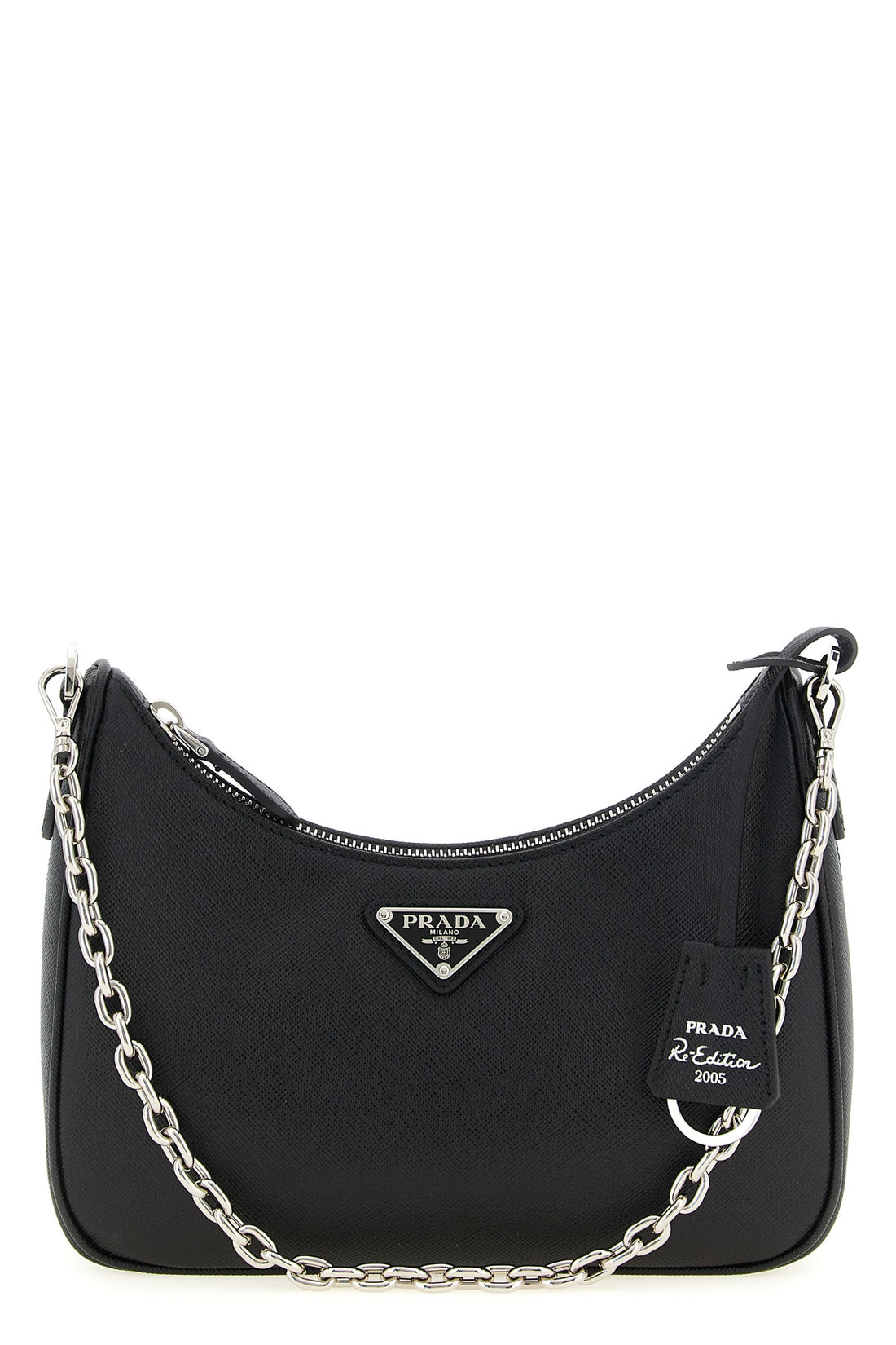PRADA OS re-edition 2005 lux saffiano crossbody bag embellished