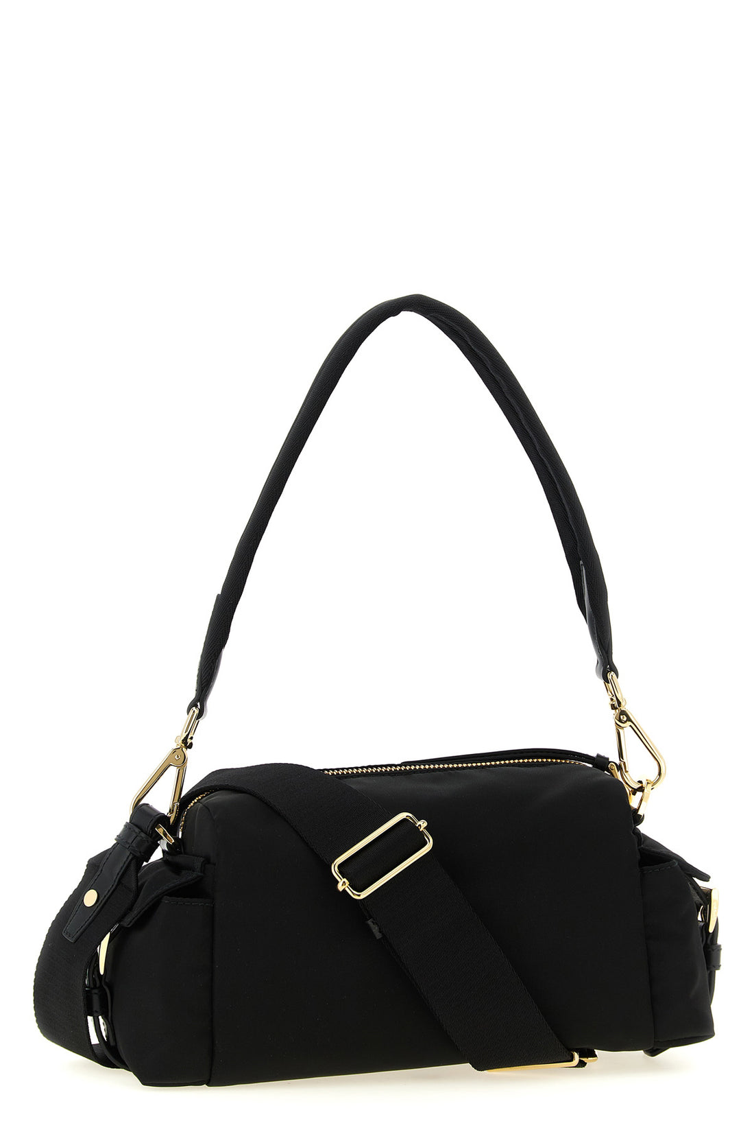 PRADA OS the prada re-nylon and calf leather crossbody bag blends the brands heritage