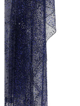 GIORGIO ARMANI OS long tulle and crystal-embellished poncho