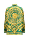 printed silk shirt